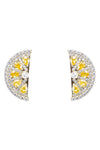Sweet Lemon CZ Stud Earrings