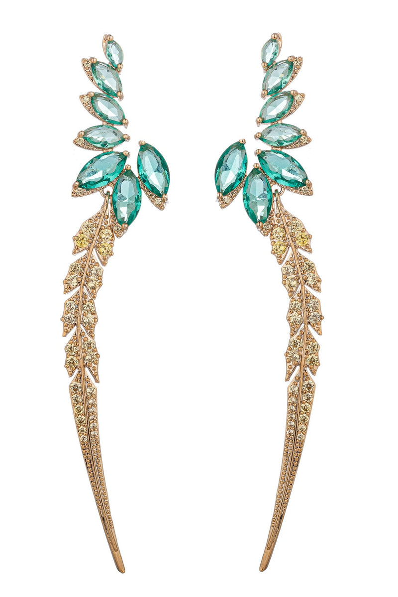 Ellie CZ Dangle Earrings