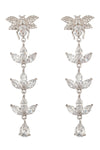 Harper Bee CZ Drop Earrings