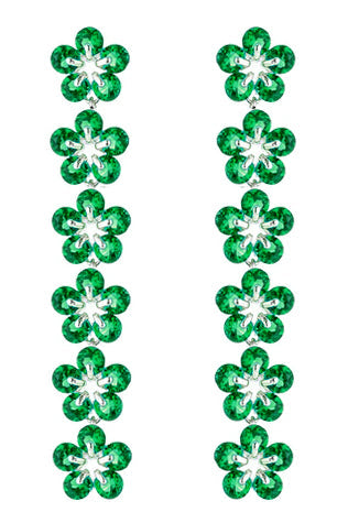 Leila Green CZ Drop Earrings