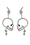 Skull Lightening Earrings