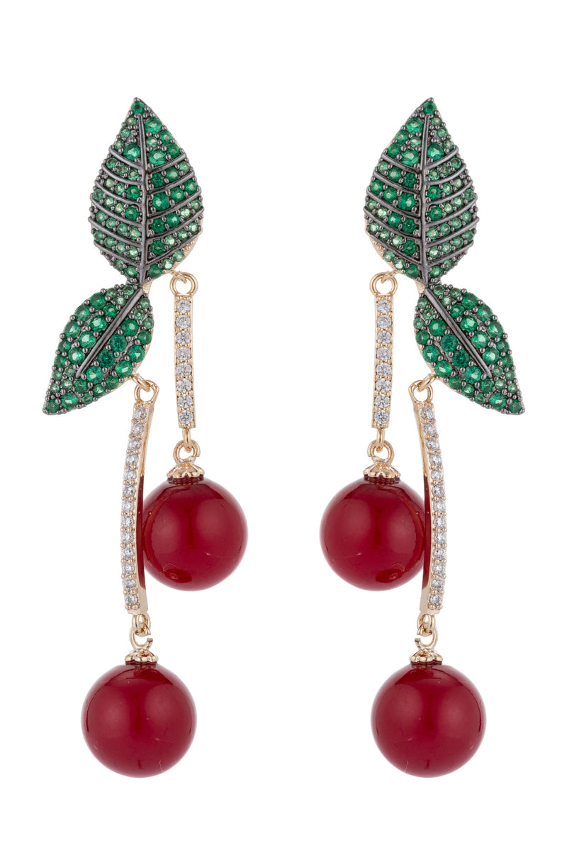 Cerise CZ Earrings