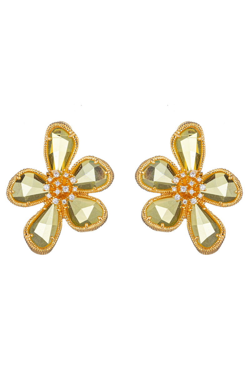 KolabYellow Flower Earrings