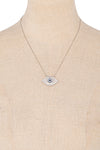 Shiko Sterling Silver Necklace - Blue Iris