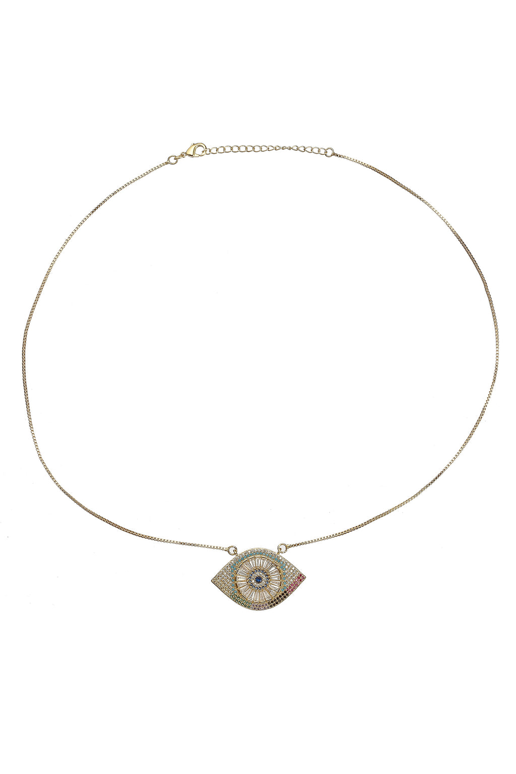 Shiko Sterling Silver Necklace - Multi – Eye Candy Los Angeles