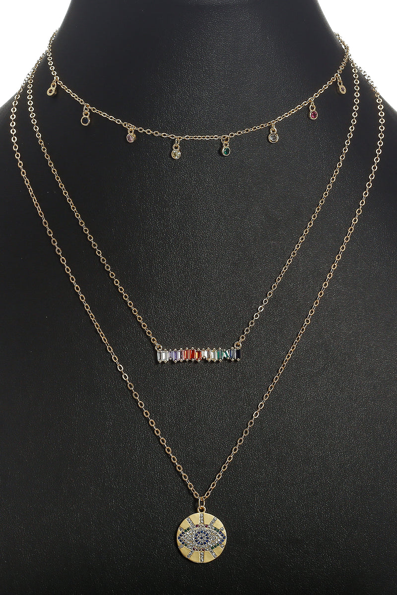 Zien Layered Necklace Set