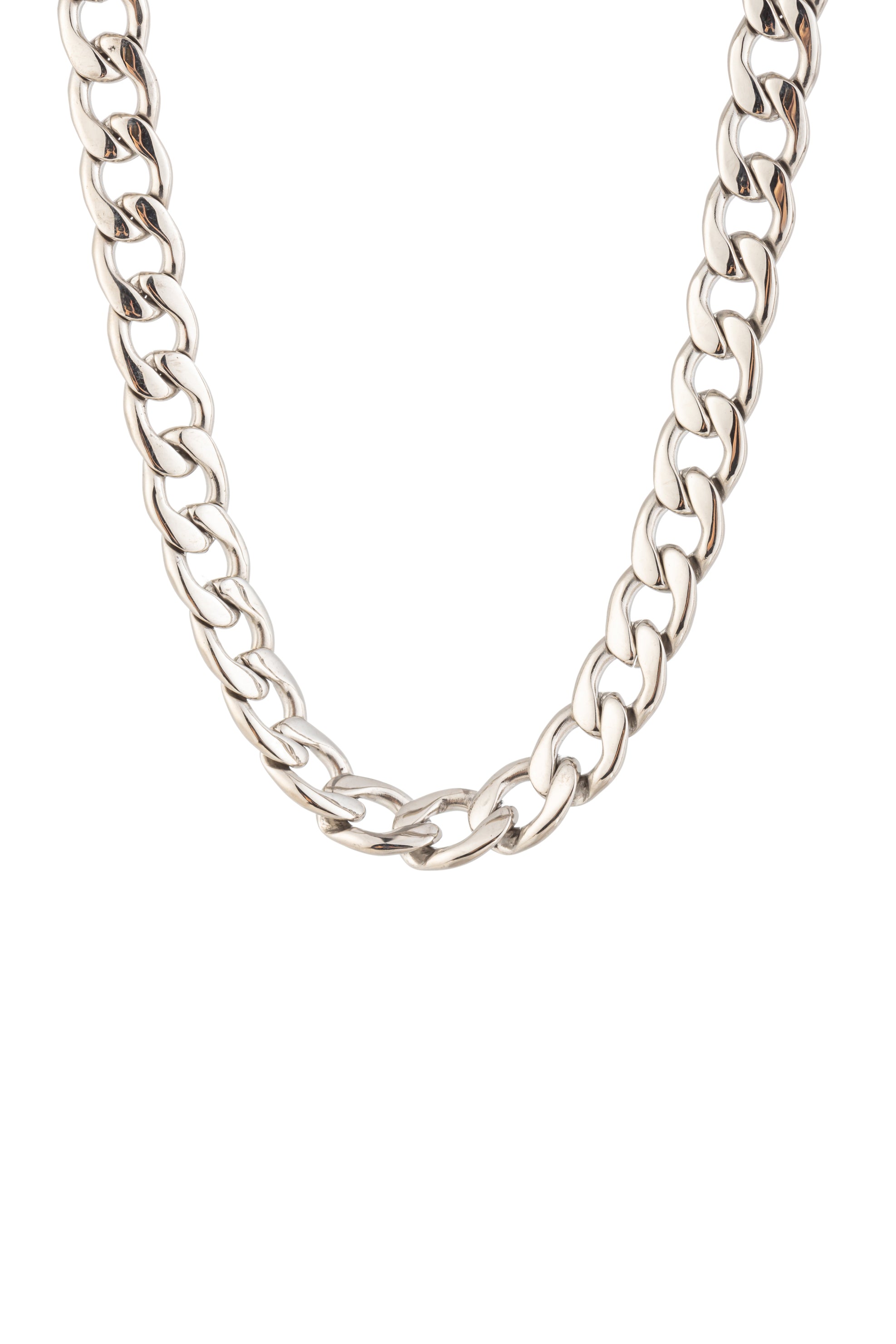 Omidi Silver Cuban Link Necklace