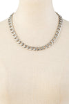 Omidi Silver Cuban Link Necklace