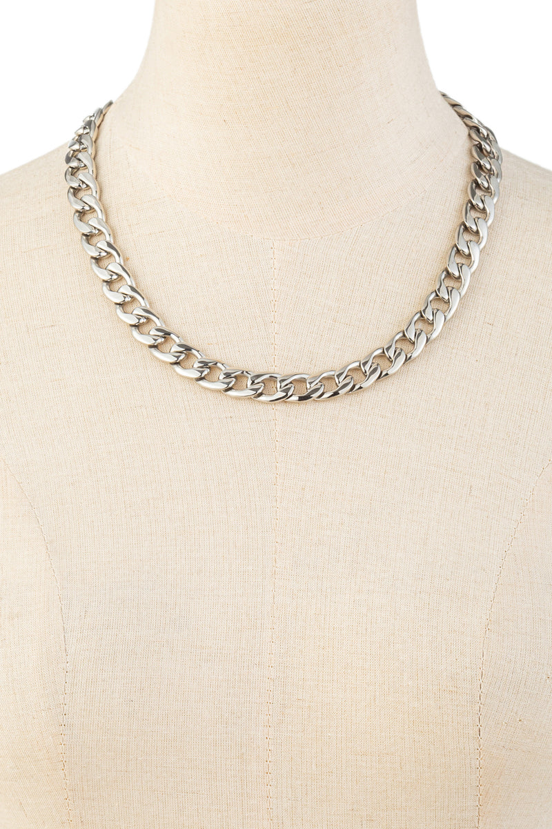 Omidi Silver Cuban Link Necklace