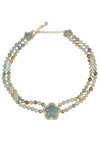 Yasmin Amazonite Beaded Statement Necklace