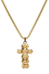 Edwin Titanium Cross Pendant Necklace: A Symbol of Timeless Faith and Elegance.