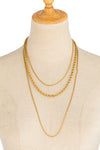 Ellie Triple Chain Necklace