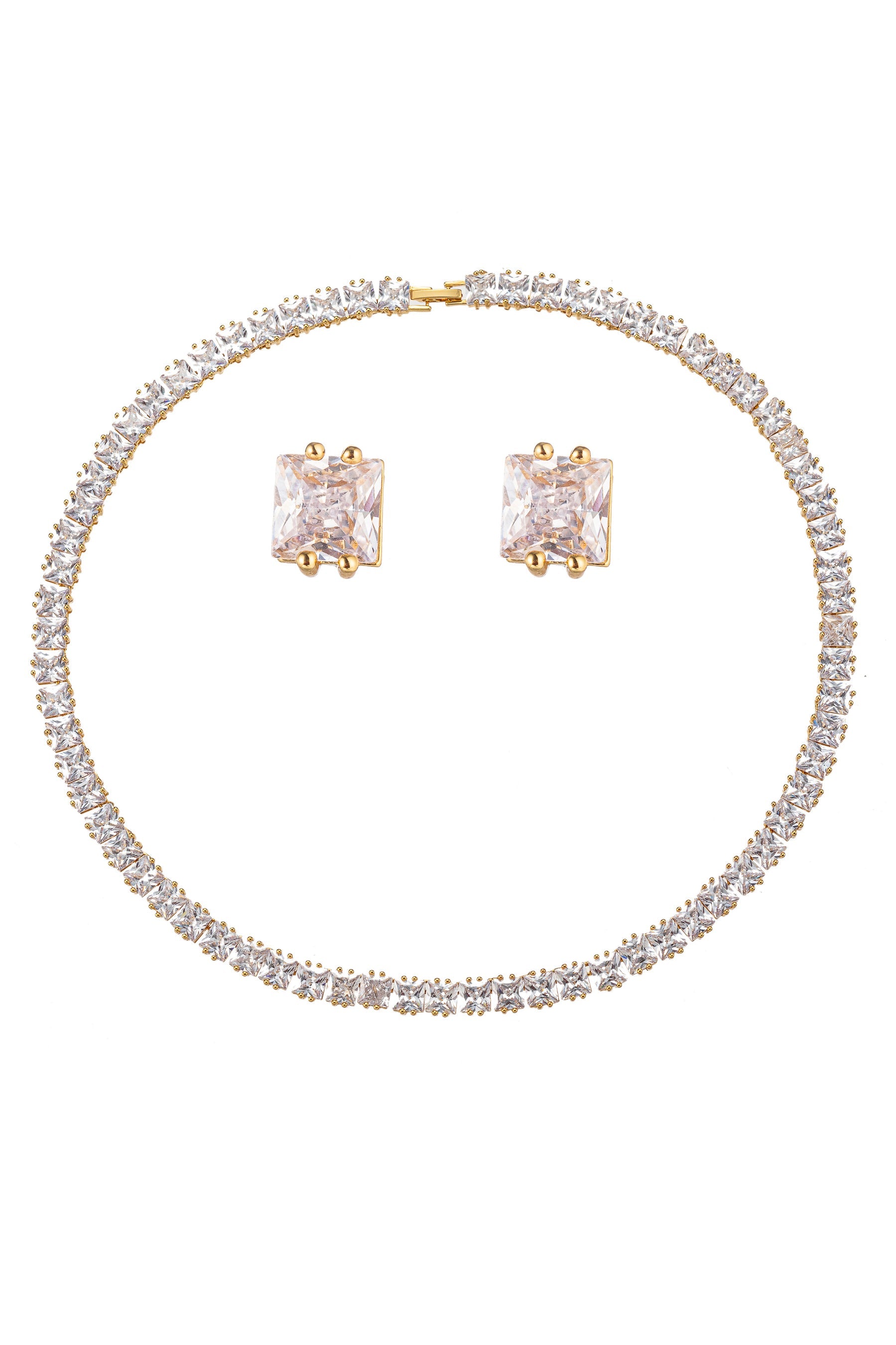 Elevate your elegance with this tennis necklace featuring sparkling cubic zirconia, a classic and glamorous accessory for any occasion.