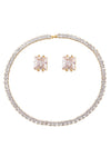 Elevate your elegance with this tennis necklace featuring sparkling cubic zirconia, a classic and glamorous accessory for any occasion.