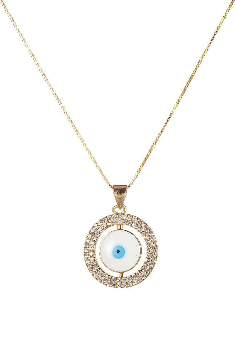 Isla Evil Eye Pendant Necklace