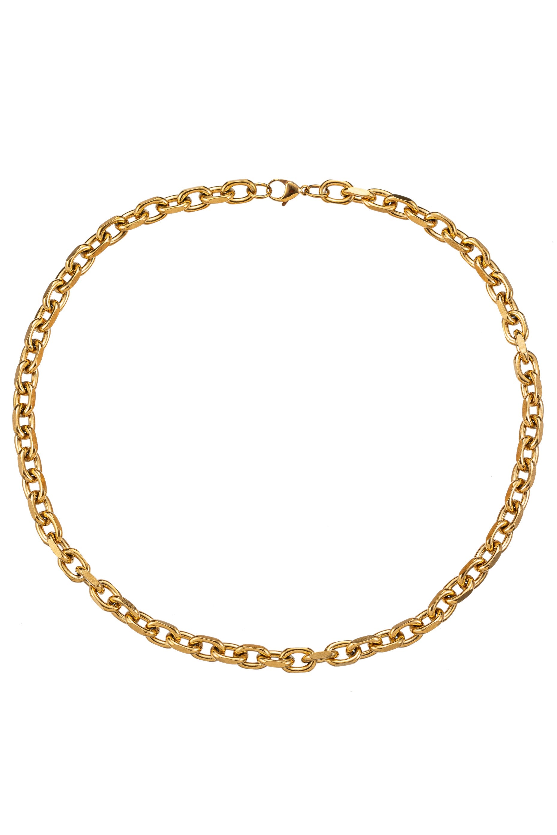 Grayson Chain Link Necklace: Elevate Your Style with Modern Elegance.