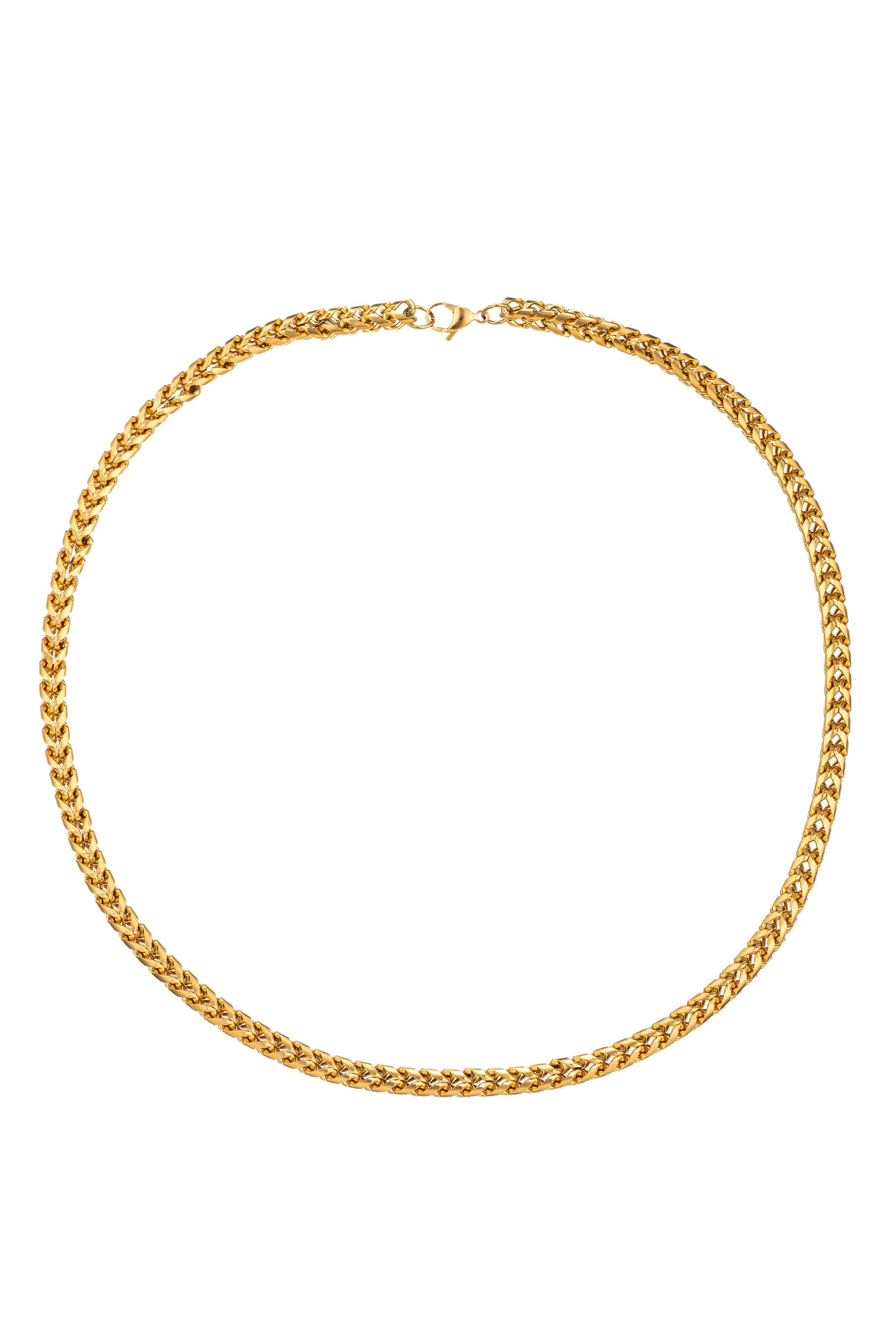 Leo Chain Link Necklace: A Bold and Stylish Statement Piece.