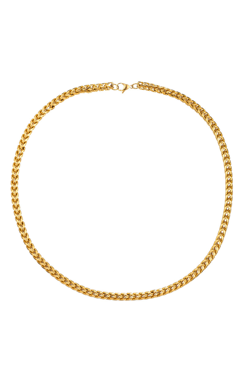 Leo Chain Link Necklace: A Bold and Stylish Statement Piece.