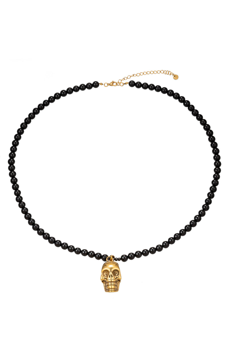 Hudson Onyx Pendant Necklace: A Bold Statement Piece for Your Unique Style.