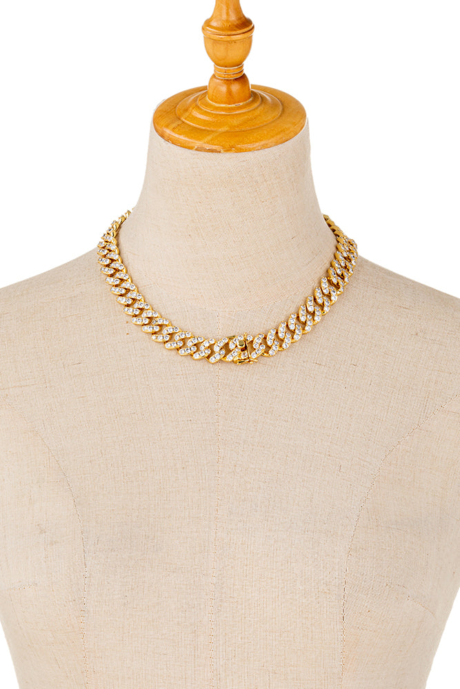 Luna 18K Collar Necklace