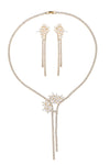 April CZ 18K Gold Plated CZ Earring Set