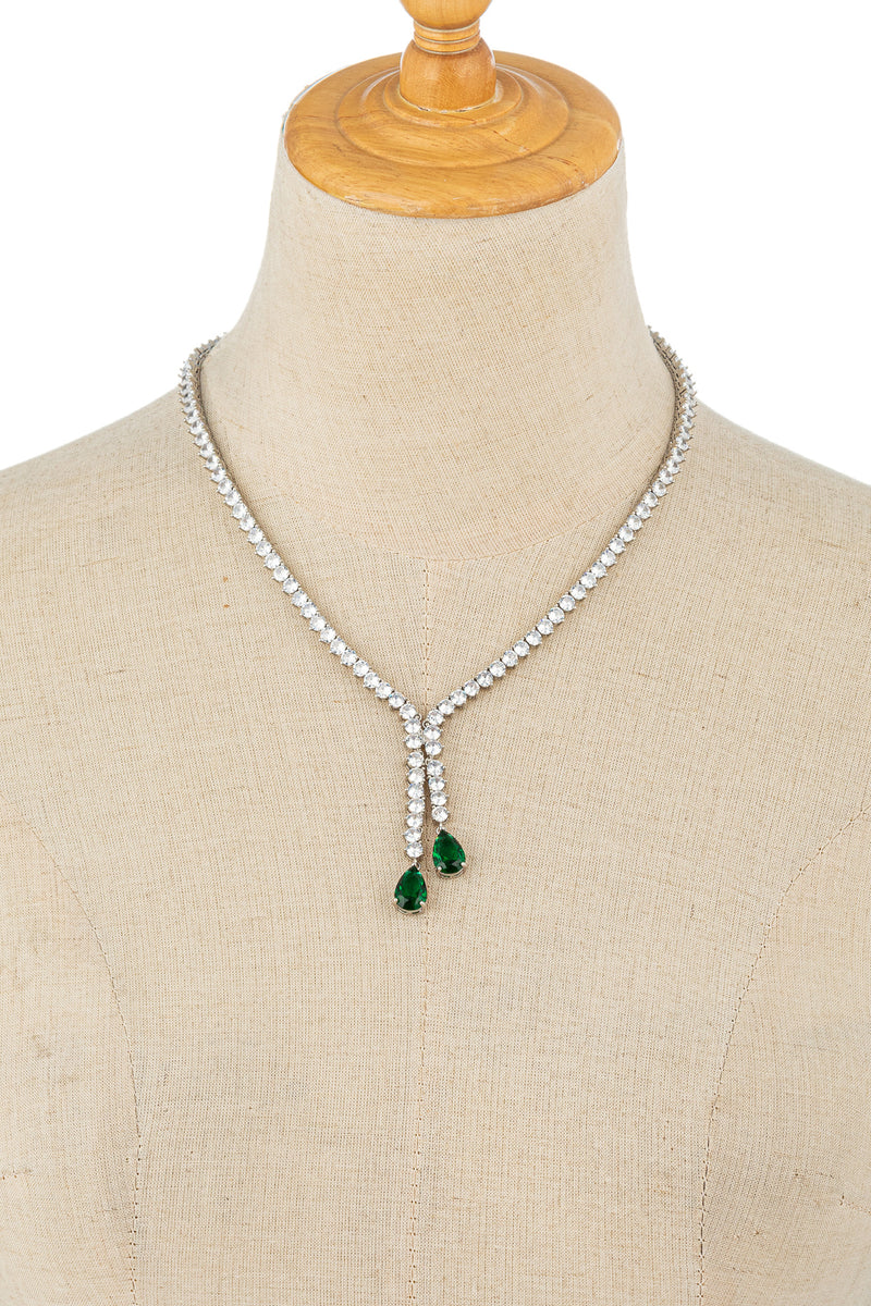 Evelyn CZ Crystal Necklace