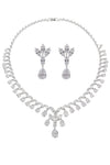 Jennifer Cubic Zirconia & Rhodium Plated Bezel Set 