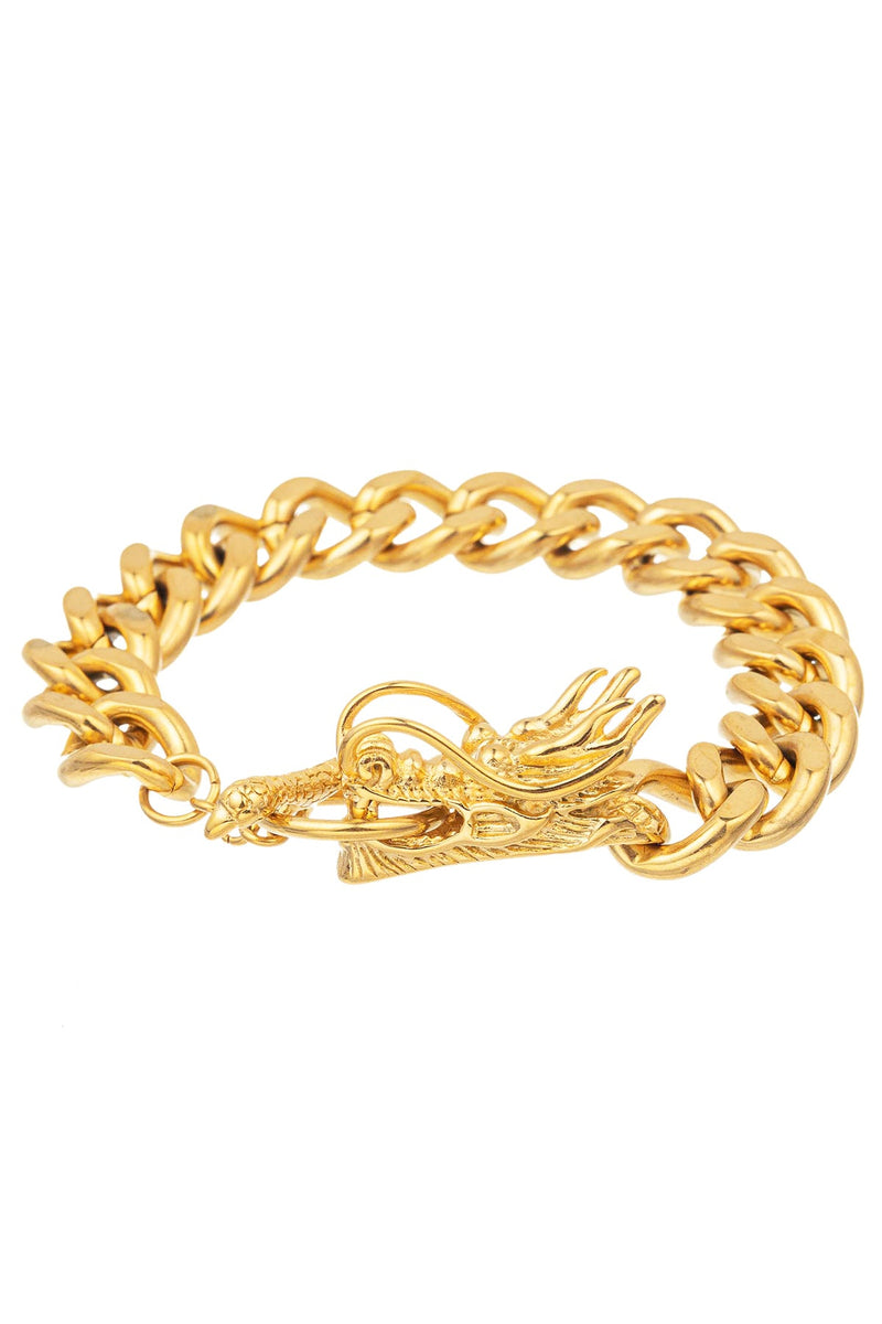 Golden Dragon Chain Bracelet
