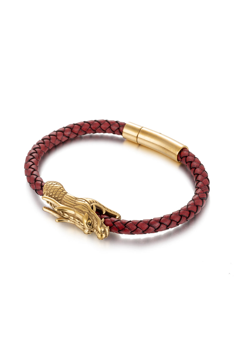 Lionel Dragon Bracelet - Brown