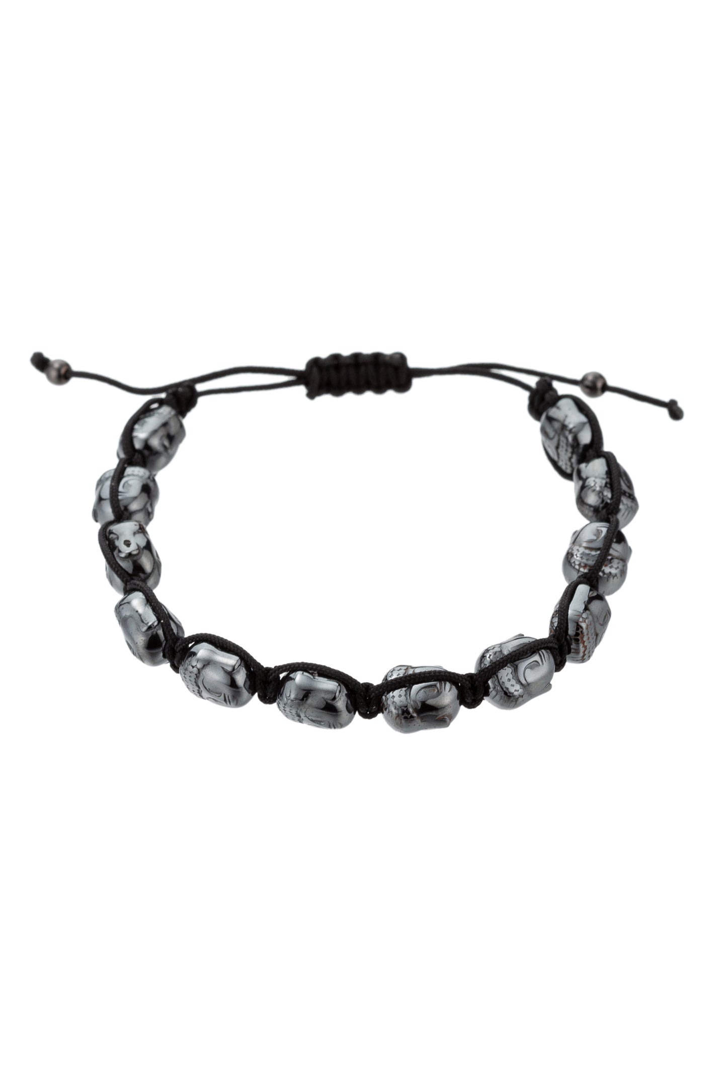 Elevate Your Spirituality with the Buddha Tetranylite Beaded Adjustable Bracelet.