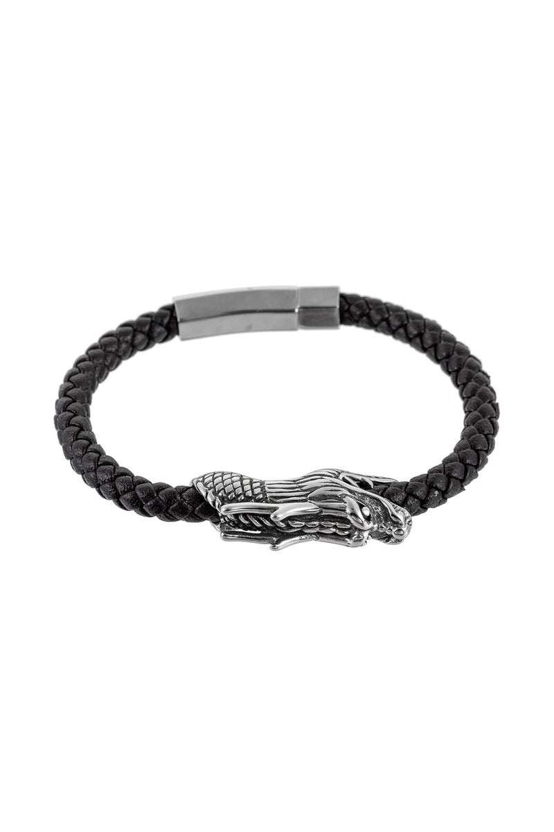 Lionel Dragon Bracelet - Black