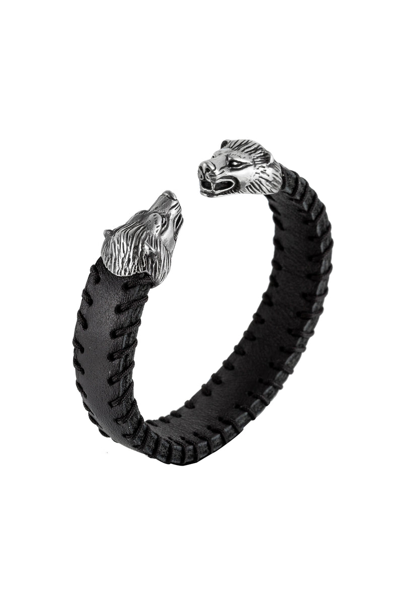 Double Snake Head Bracelet