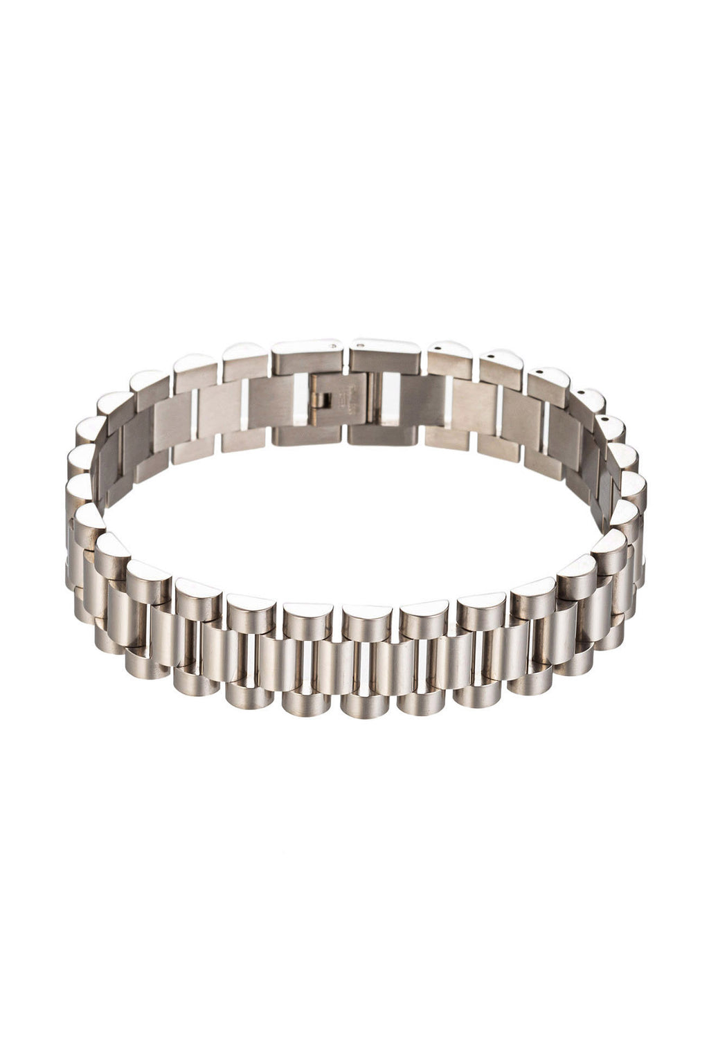 Unique Rainbow Cuban Link Bracelet For Men In Titanium