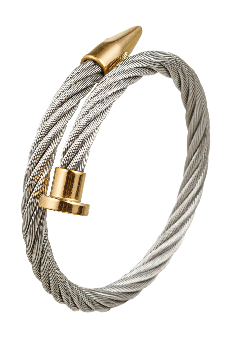 Armel Spike Nail Wire Bracelet – Unleash Your Edgy Elegance