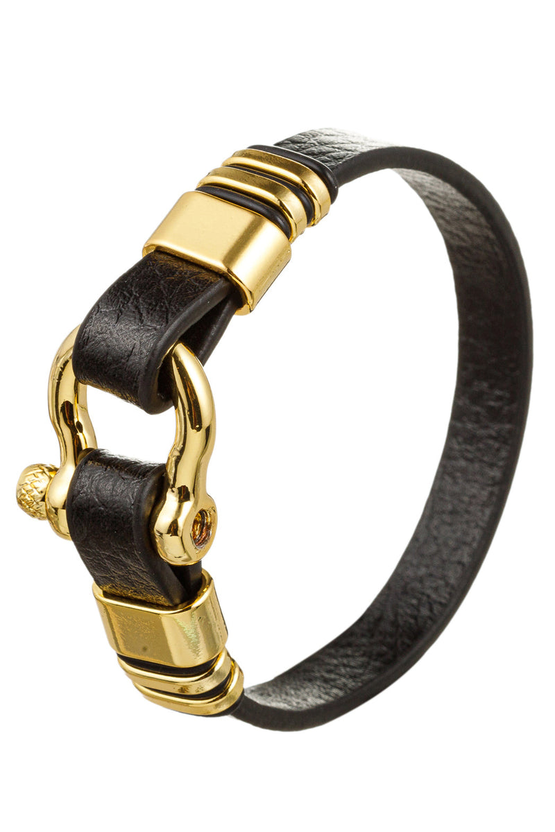 Bold Benoit Leather Cuff - Elevate Your Style with Confidence