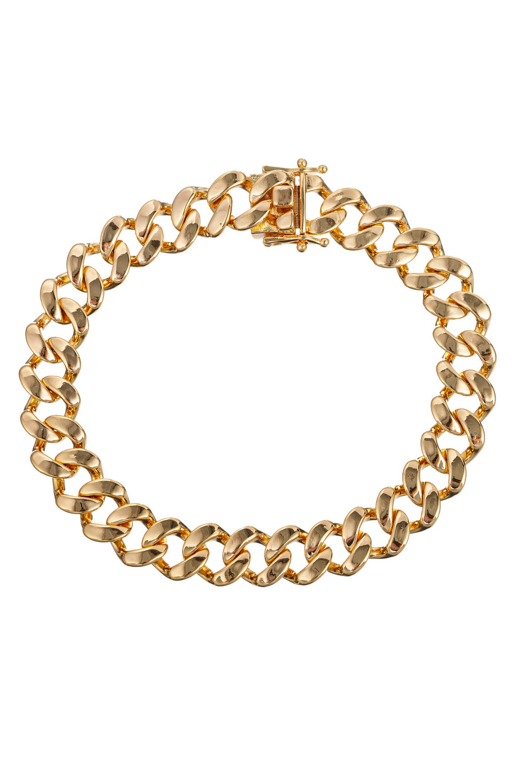 Make a Bold Statement with the Emmanuel Cuban Link Bracelet.