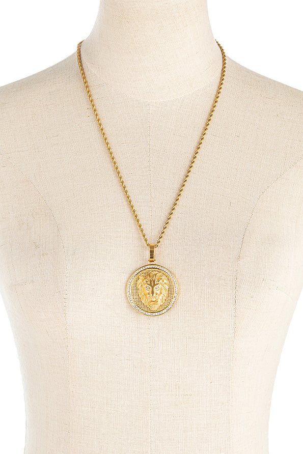 Lion Head Necklace