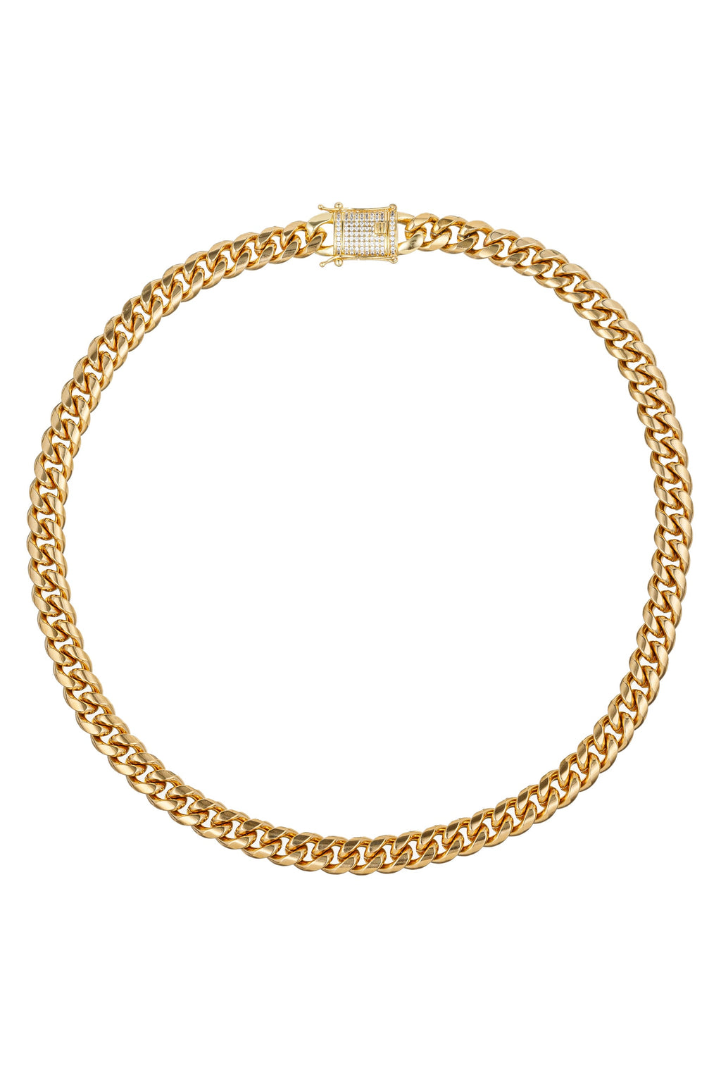 Francois 18MM Cuban Link Necklace: Make a Bold and Stylish Statement with This Chunky and Eye-Catching Piece of Jewelry.