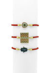 Harraz Red Cord Adjustable Bracelet