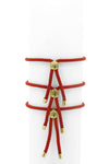 Harraz Red Cord Adjustable Bracelet