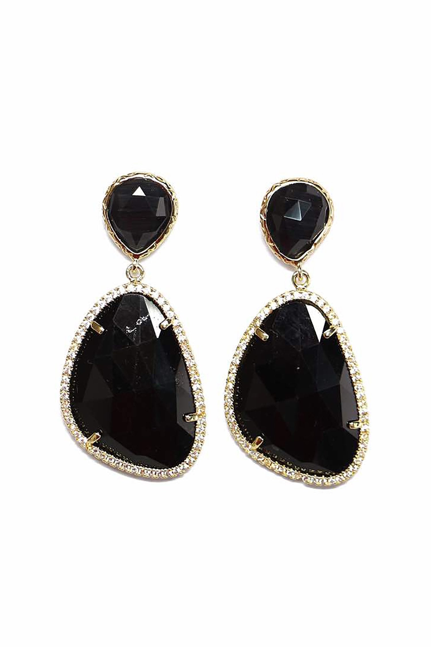 Christine CZ Drop Earrings