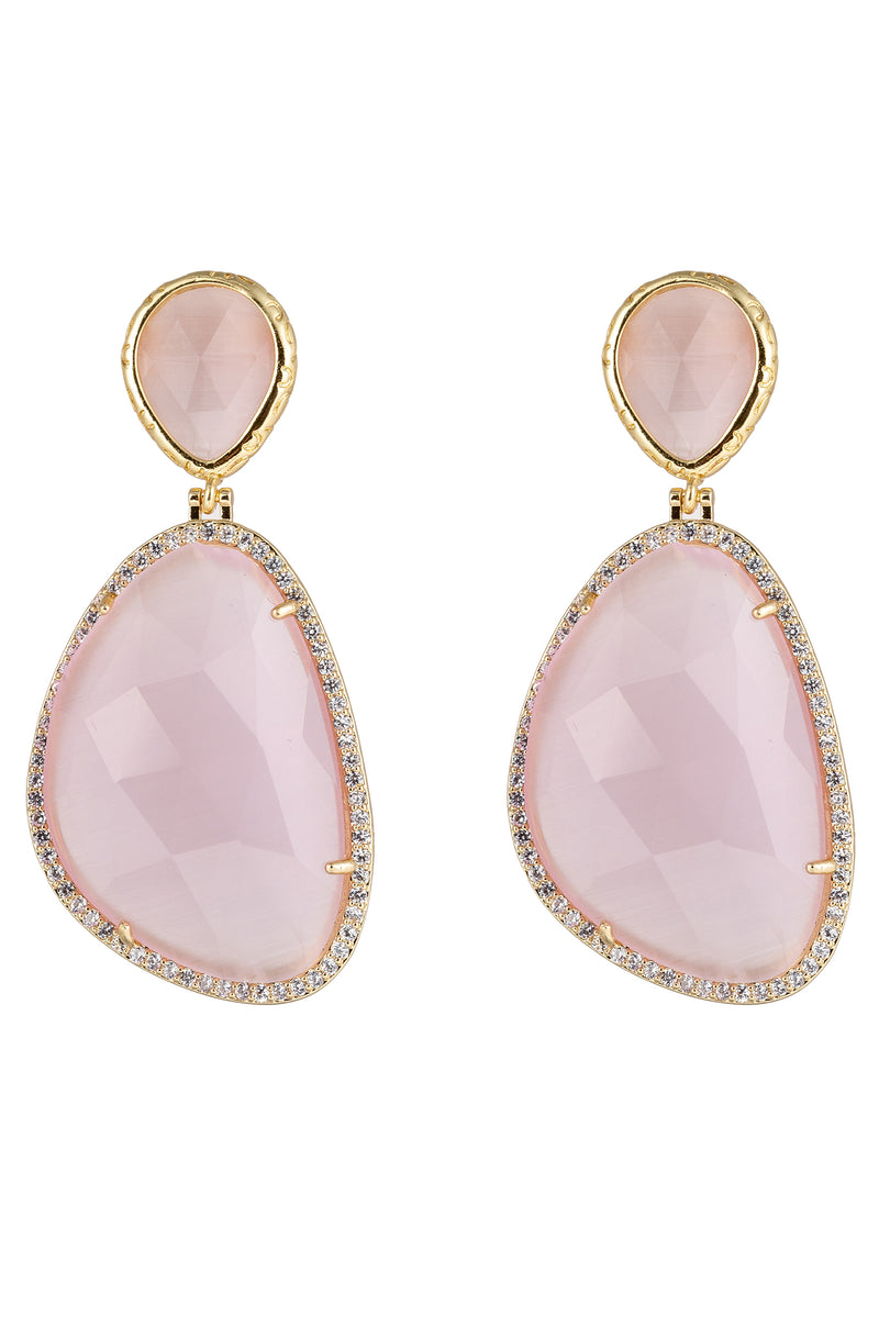 Christine CZ Drop Earrings