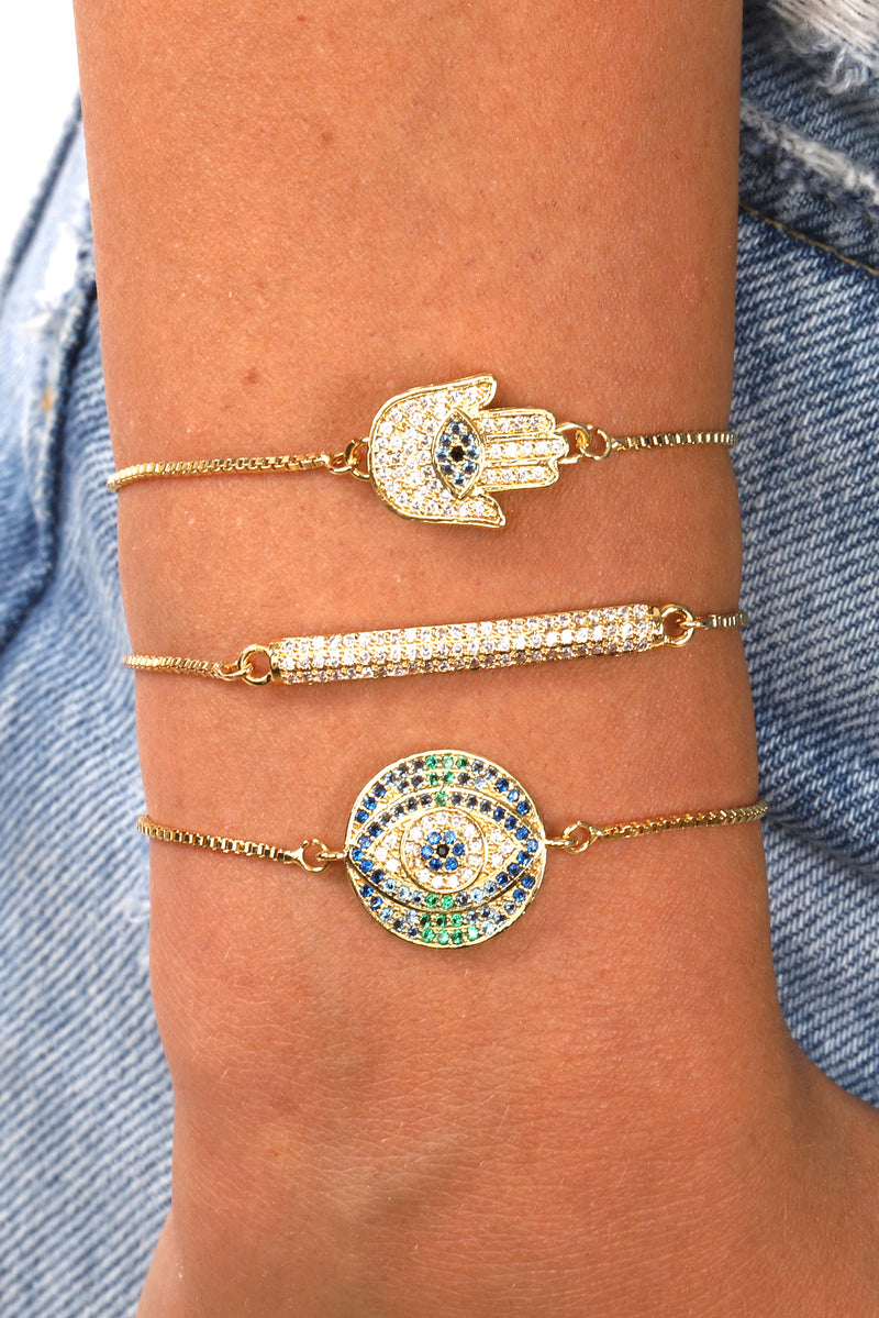 Selina Bracelet Set - Gold