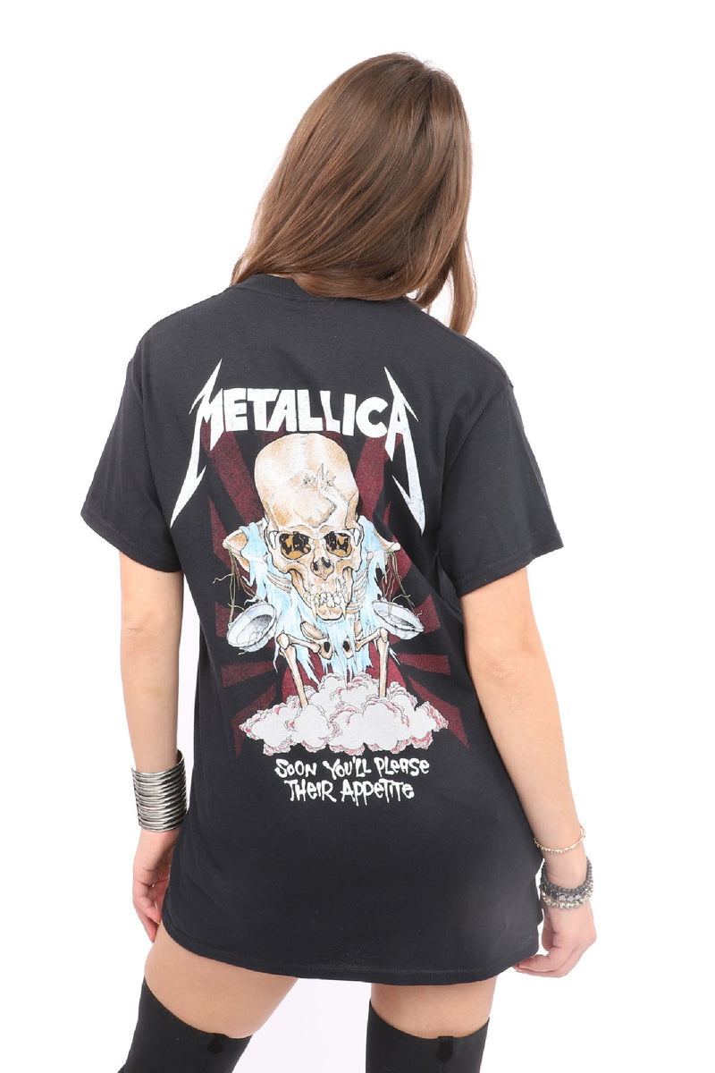 Metallica T-Shirt - Their Money Tips Her Scales Again - Black