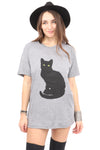 Tri-Blend Super Soft Black Cat T-Shirt