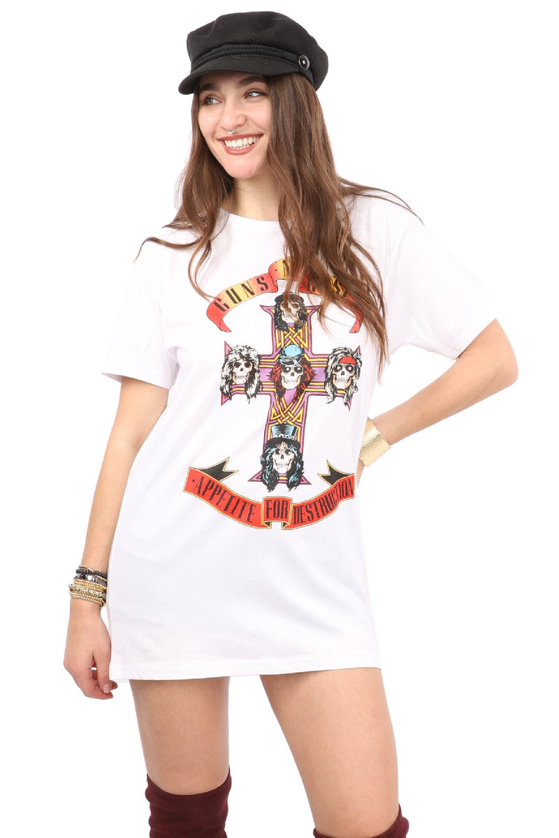 Guns 'N' Roses T-Shirt - Appetite for Destruction - White