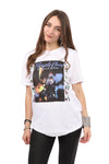 Prince T-Shirt- Purple Rain - White Floral