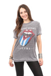 Rolling Stones T-Shirt - Cuba Tongue - Grey