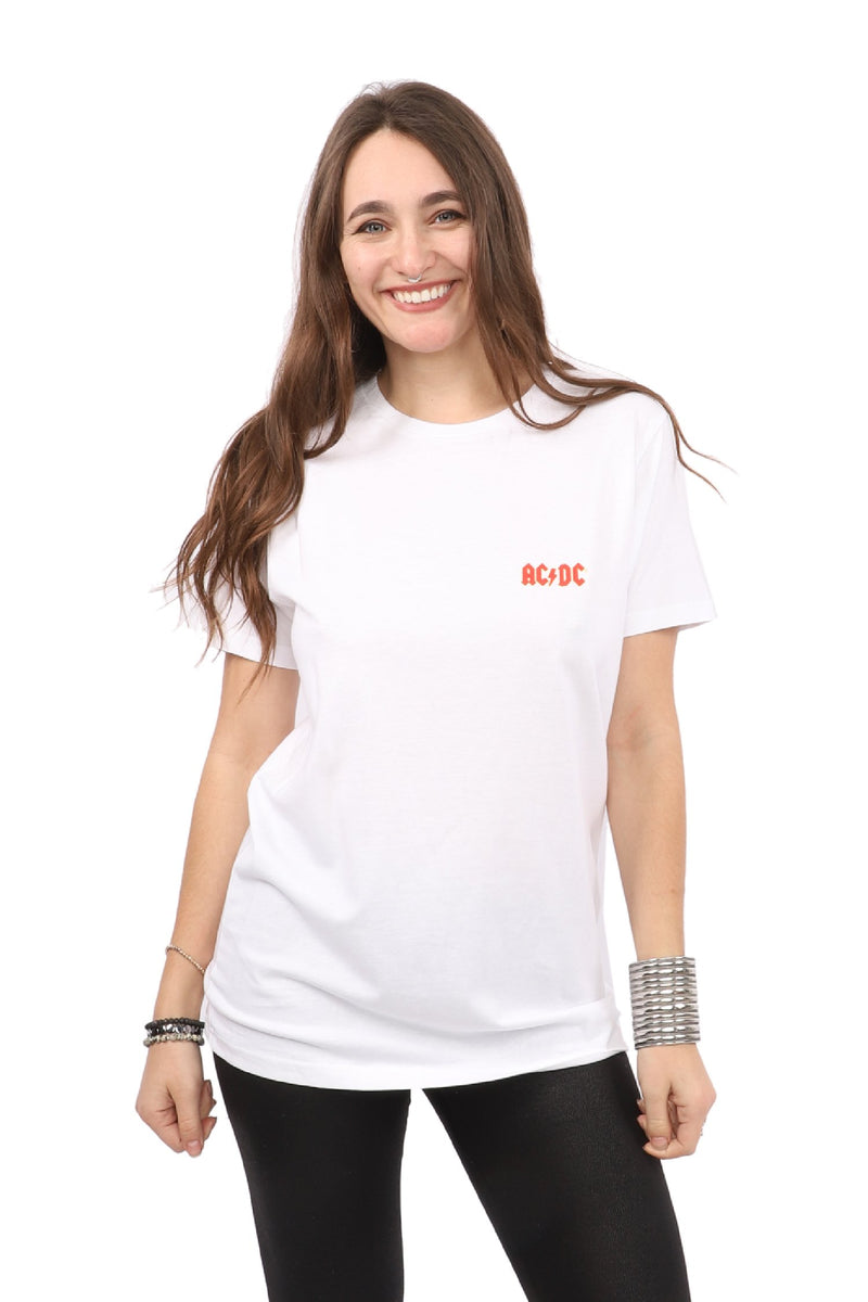 AC/DC T-Shirt - Logo - White