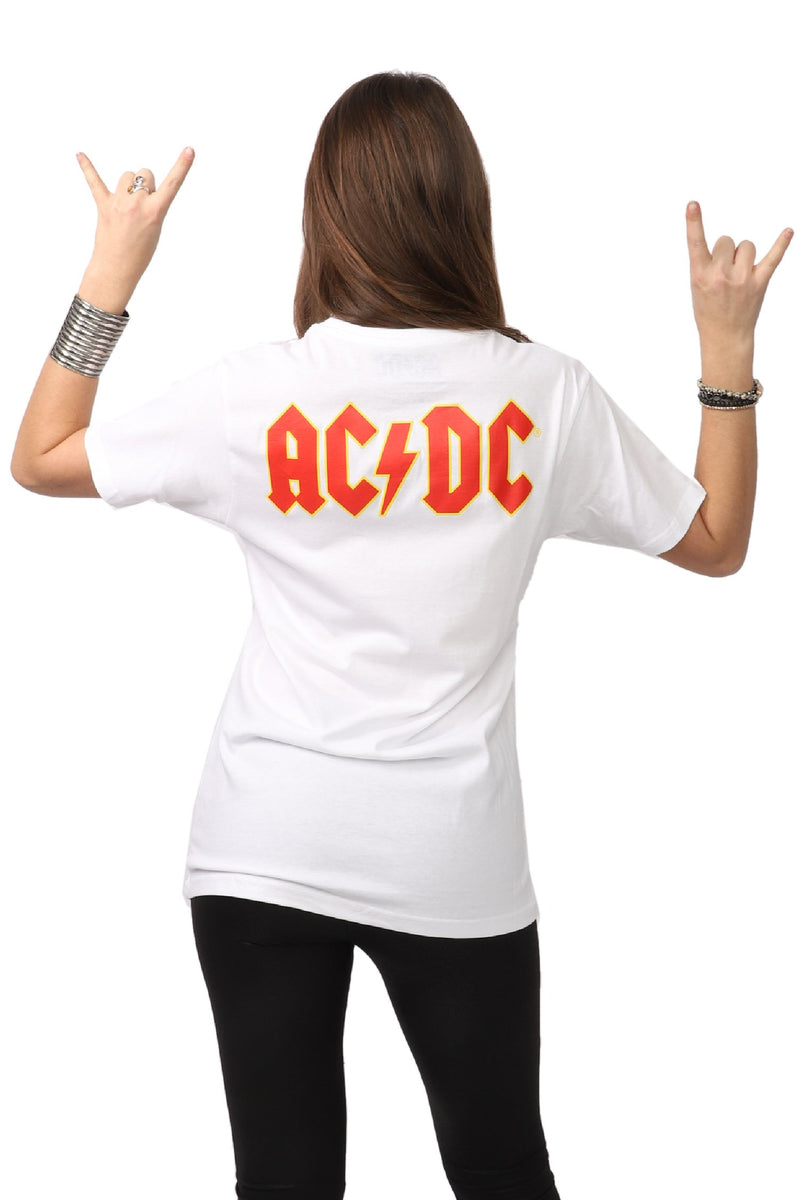 AC/DC T-Shirt - Logo - White